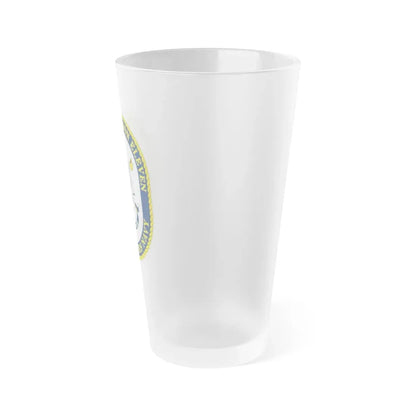 Surface DIV 11 USN (U.S. Navy) Frosted Pint Glass 16oz - Go Mug Yourself