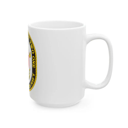 SURFACE DIVISION TWO ONE (U.S. Navy) White Coffee Mug-Go Mug Yourself