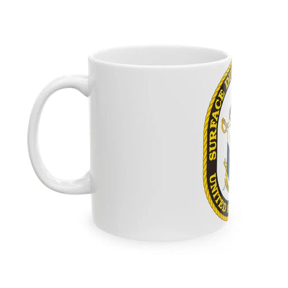 SURFACE DIVISION TWO ONE (U.S. Navy) White Coffee Mug-Go Mug Yourself