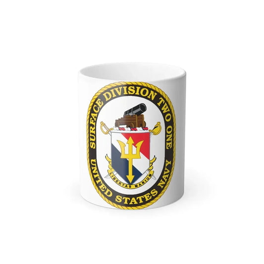 SURFACE DIVISION TWO ONE (U.S. Navy) Color Changing Mug 11oz Default Title 11oz - Go Mug Yourself