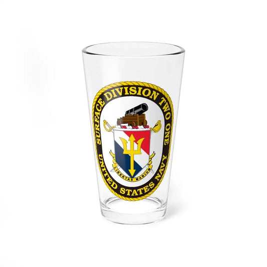 SURFACE DIVISION TWO ONE (U.S. Navy) Pint Glass 16oz 16oz - Go Mug Yourself
