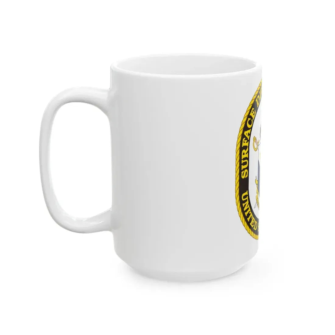 SURFACE DIVISION TWO ONE (U.S. Navy) White Coffee Mug - Go Mug Yourself