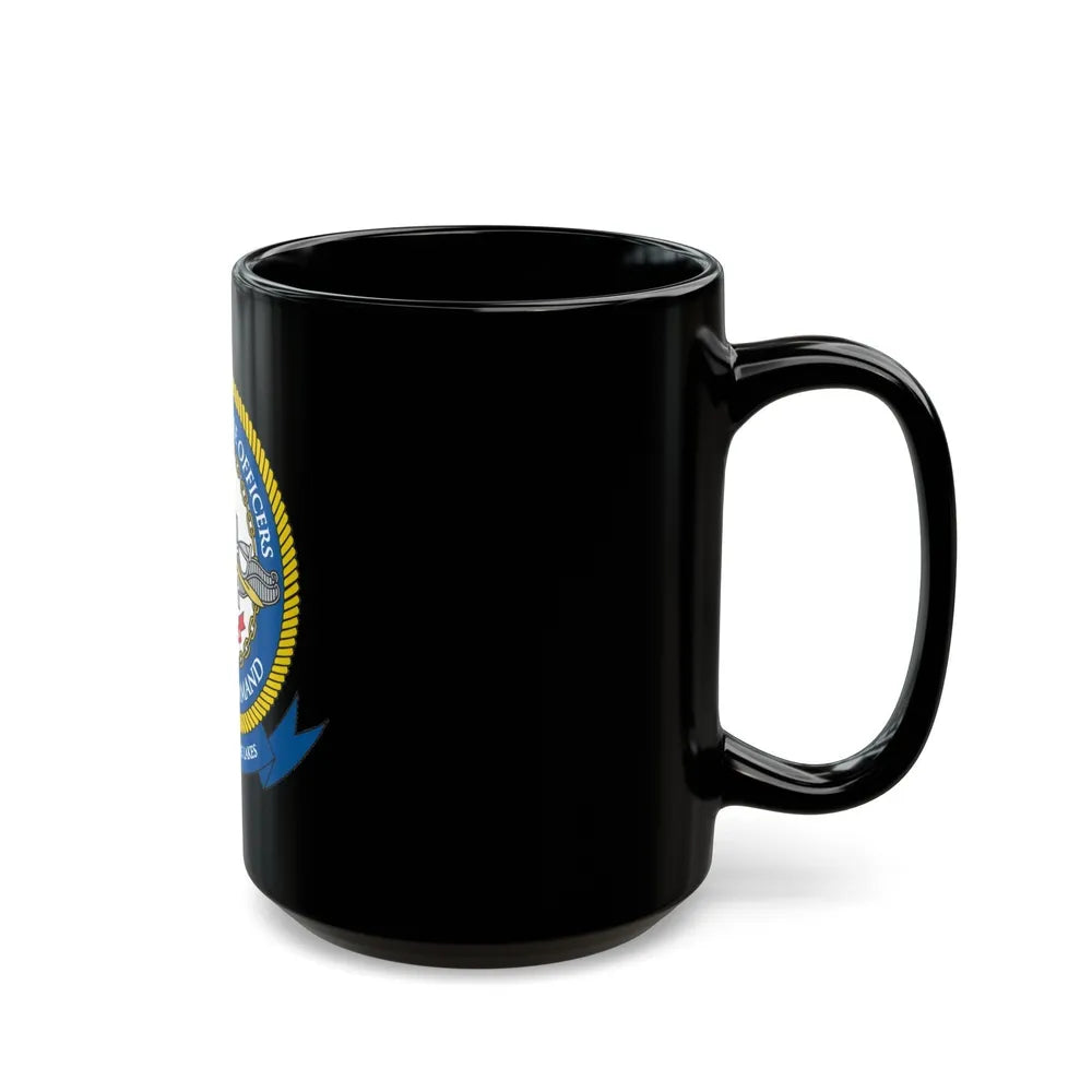 Surface Warfare Officer School Command Great Lakes (U.S. Navy) Black Coffee Mug-Go Mug Yourself