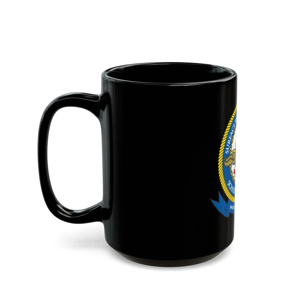 Surface Warfare Officer School Command Great Lakes (U.S. Navy) Black Coffee Mug-Go Mug Yourself