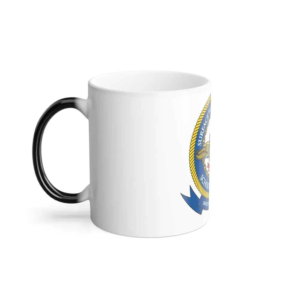 Surface Warfare Officer School Command Great Lakes (U.S. Navy) Color Changing Mug 11oz-Go Mug Yourself