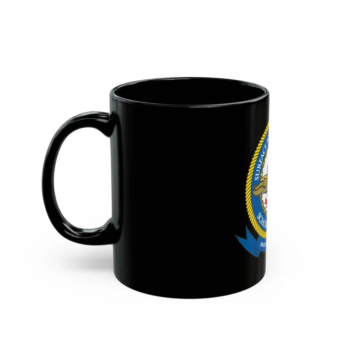 Surface Warfare Officer School Command Great Lakes (U.S. Navy) Black Coffee Mug - Go Mug Yourself