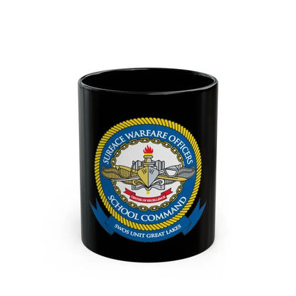 Surface Warfare Officer School Command Great Lakes (U.S. Navy) Black Coffee Mug - Go Mug Yourself