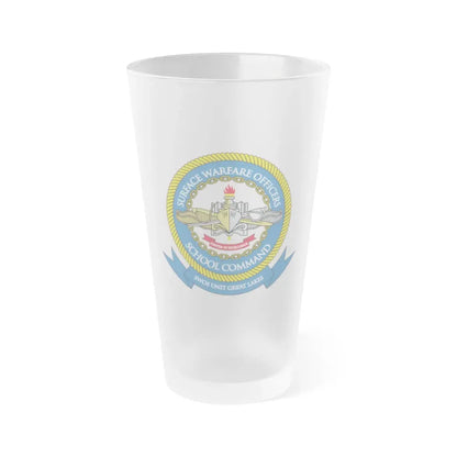 Surface Warfare Officer School Command Great Lakes (U.S. Navy) Frosted Pint Glass 16oz Default Title - Go Mug Yourself