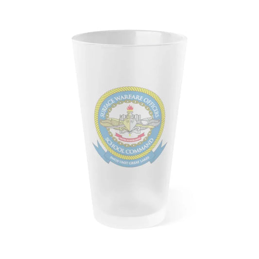 Surface Warfare Officer School Command Great Lakes (U.S. Navy) Frosted Pint Glass 16oz Default Title - Go Mug Yourself
