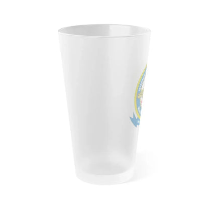 Surface Warfare Officer School Command Great Lakes (U.S. Navy) Frosted Pint Glass 16oz - Go Mug Yourself