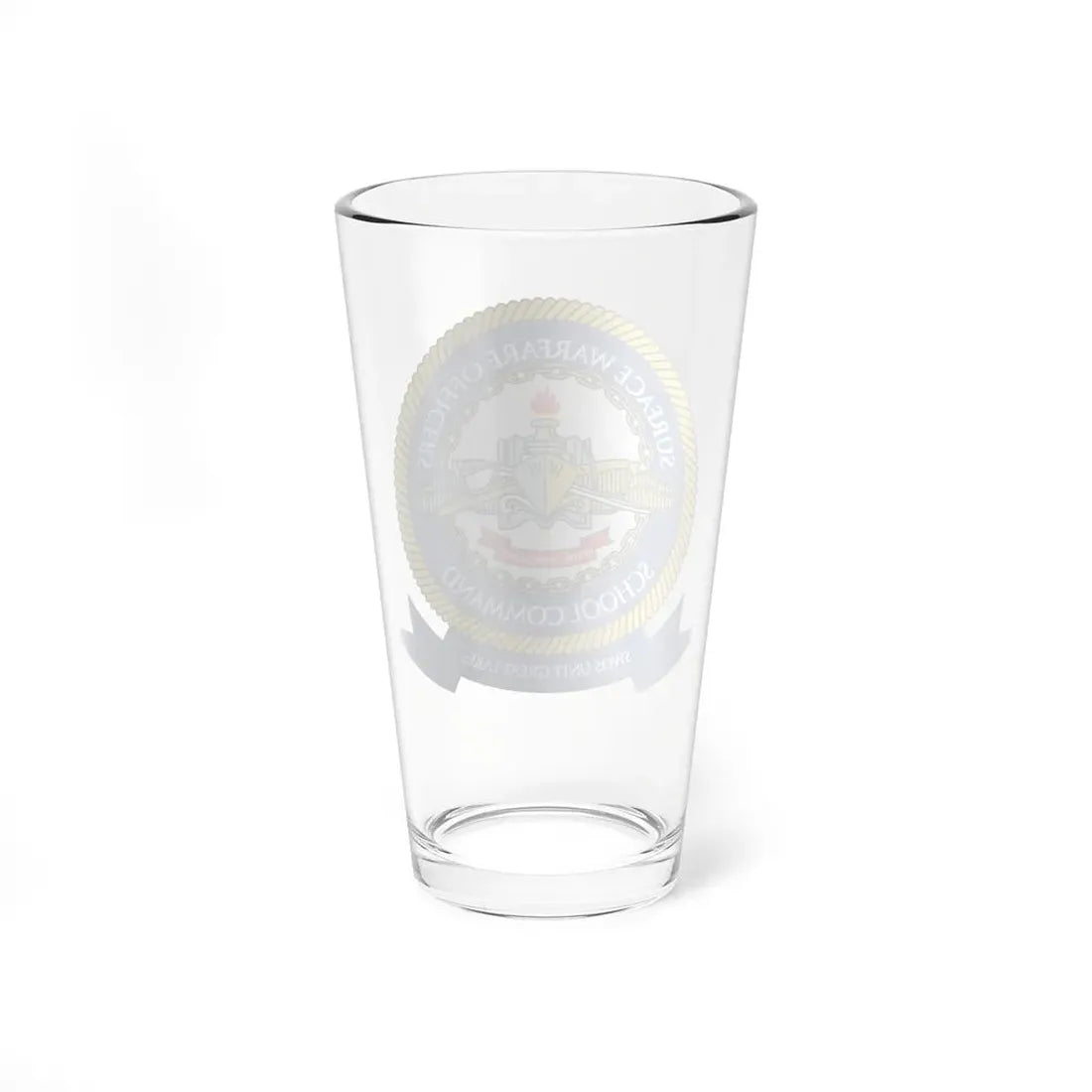 Surface Warfare Officer School Command Great Lakes (U.S. Navy) Pint Glass 16oz - Go Mug Yourself