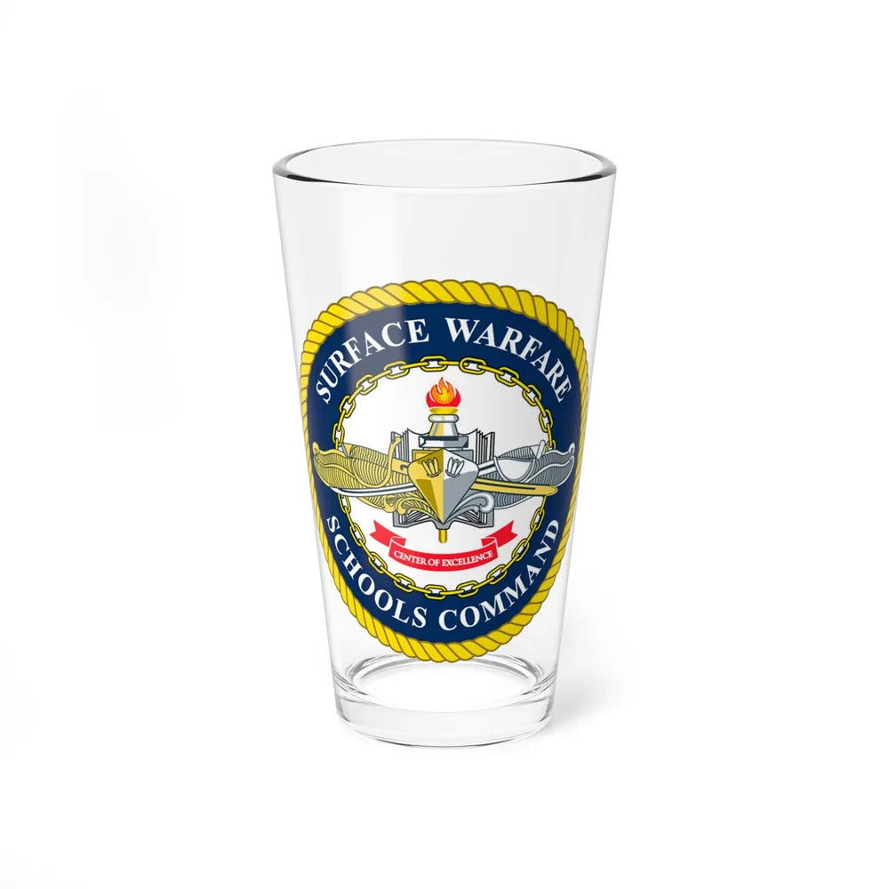 Surface Warfare Schools Command (U.S. Navy) Pint Glass 16oz-16oz-Go Mug Yourself