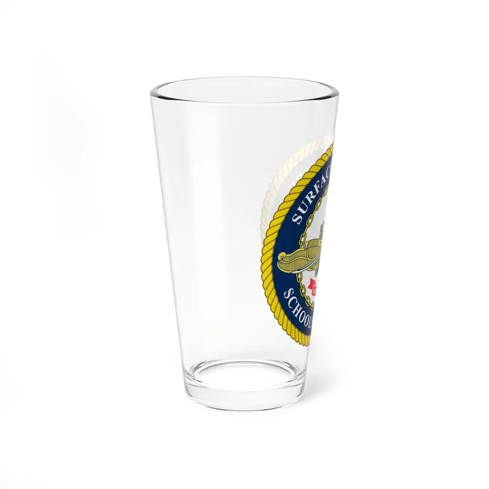 Surface Warfare Schools Command (U.S. Navy) Pint Glass 16oz-Go Mug Yourself