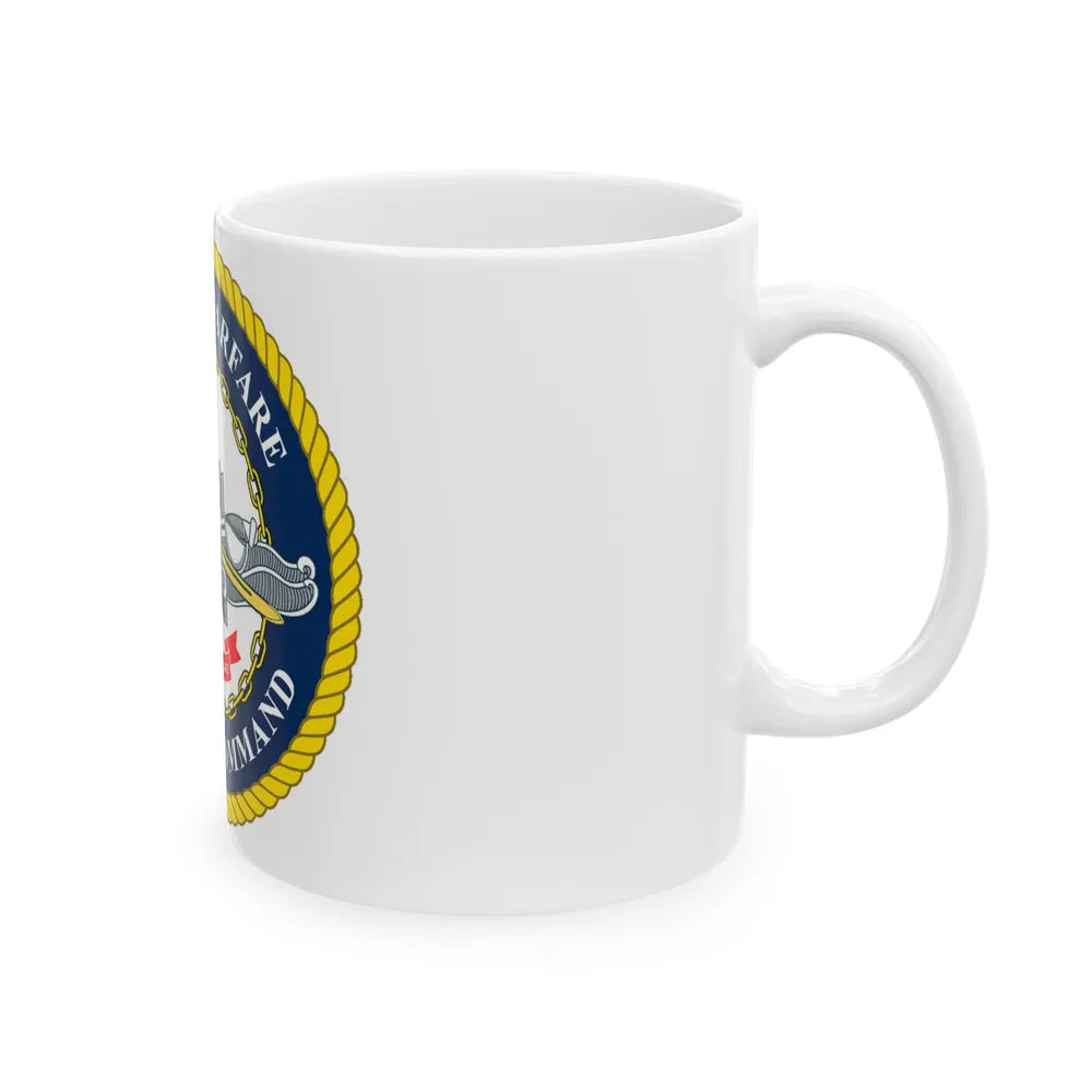 Surface Warfare Schools Command (U.S. Navy) White Coffee Mug-Go Mug Yourself