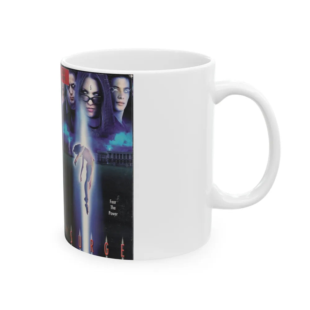 SURGE (VHS COVER) - White Coffee Mug-Go Mug Yourself