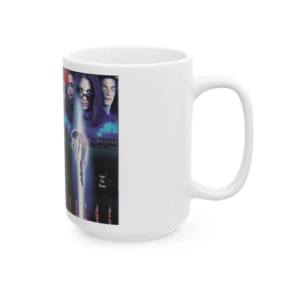 SURGE (VHS COVER) - White Coffee Mug-Go Mug Yourself