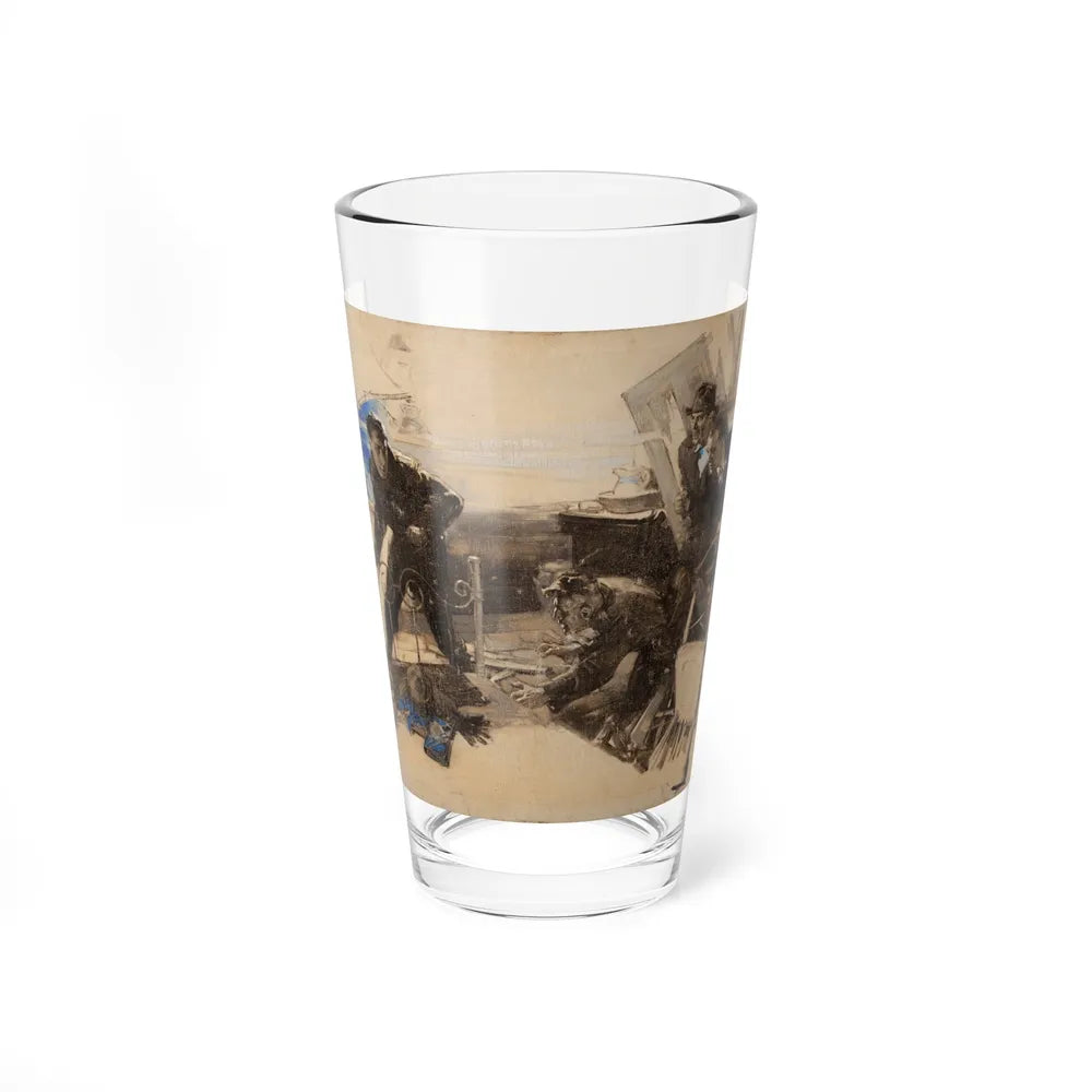 Surprise Attack, 1932 (Magazine Illustration) Pint Glass 16oz-16oz-Go Mug Yourself