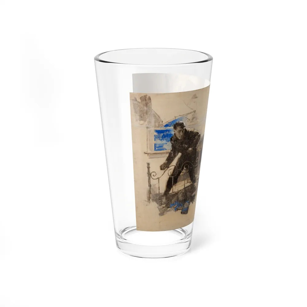 Surprise Attack, 1932 (Magazine Illustration) Pint Glass 16oz-Go Mug Yourself