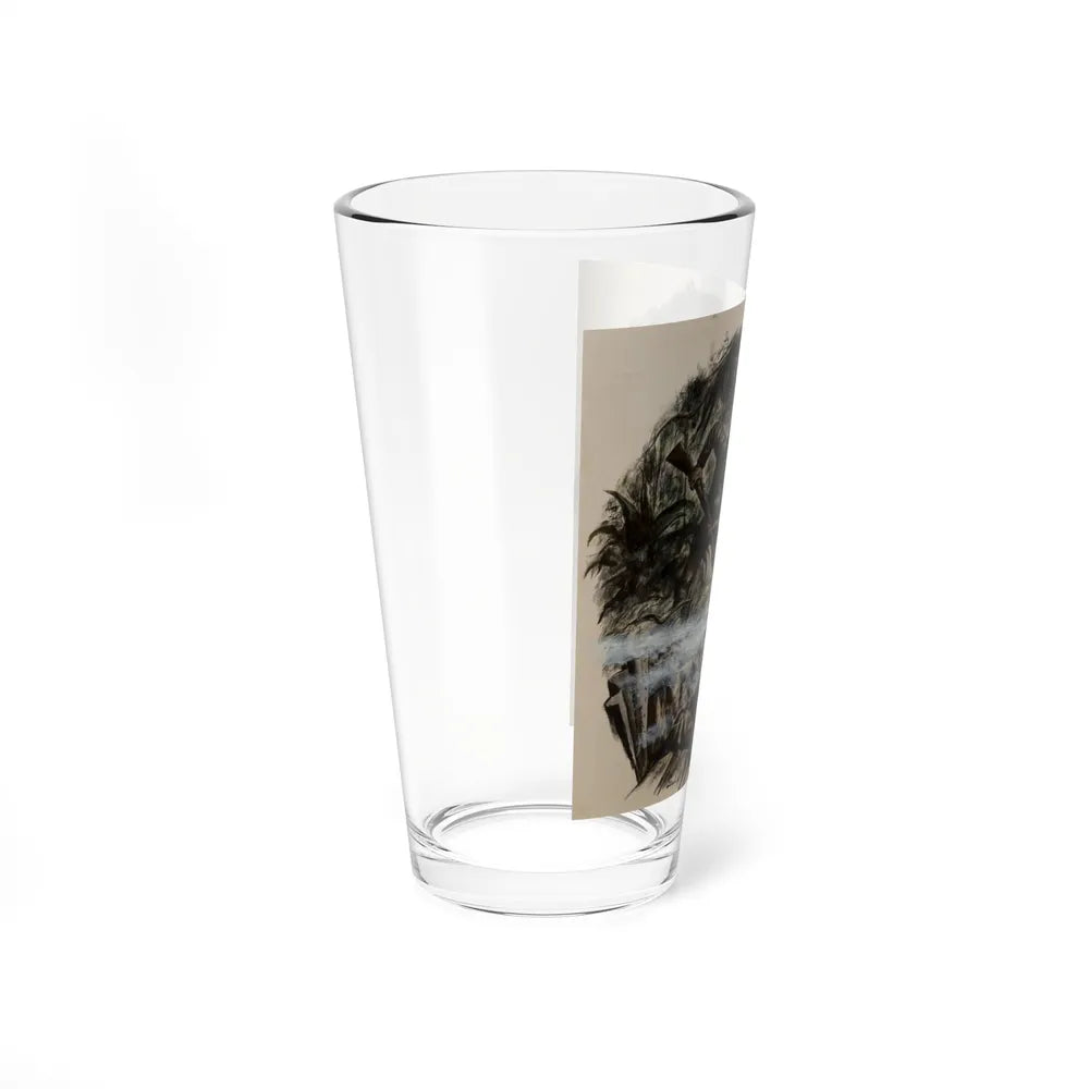 Surprise Attack (Magazine Illustration) Pint Glass 16oz-Go Mug Yourself