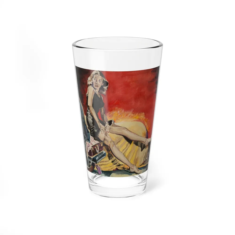 Surprised! (Magazine Illustration) Pint Glass 16oz-16oz-Go Mug Yourself