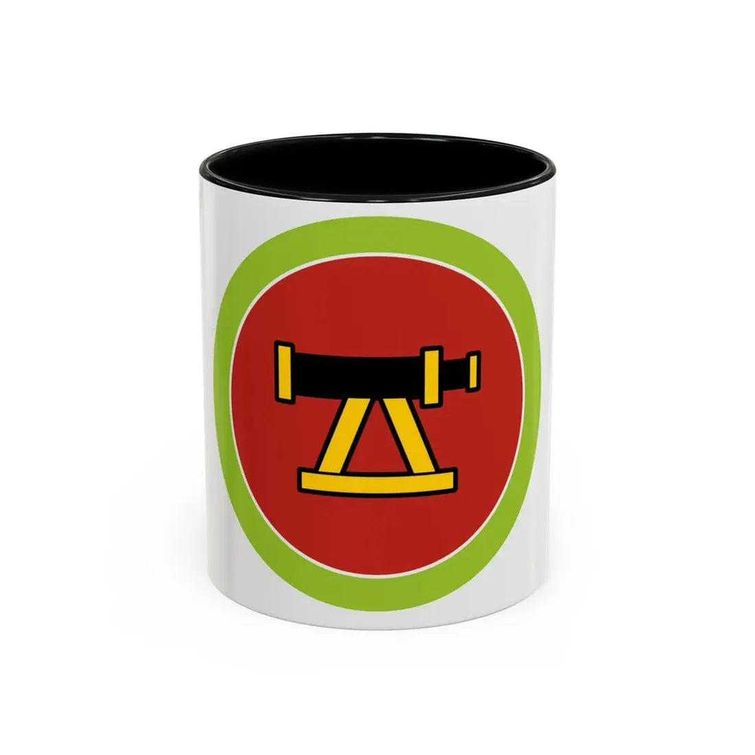 Surveying (Boy Scout Merit Badge) Accent Coffee Mug 11oz Black - Go Mug Yourself