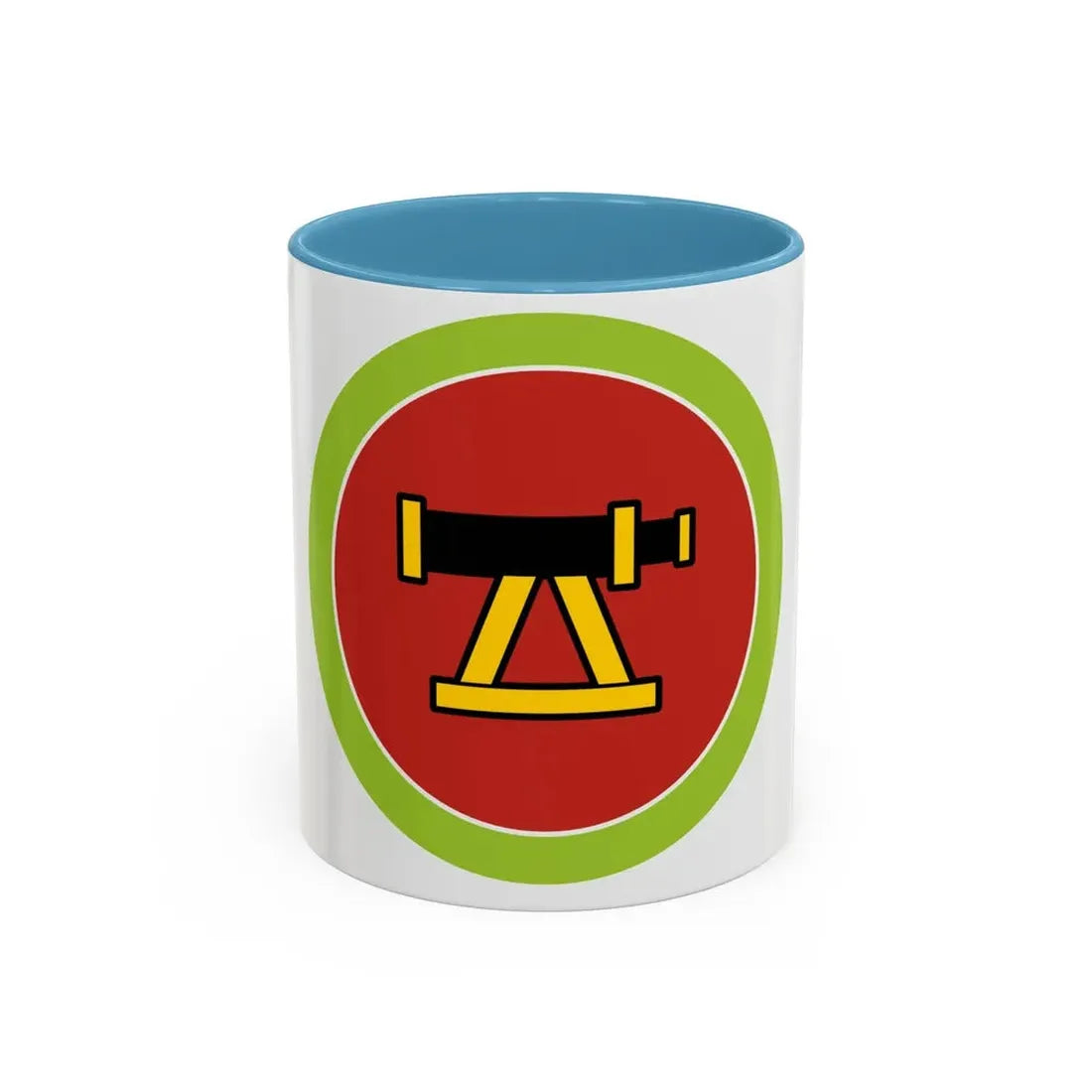 Surveying (Boy Scout Merit Badge) Accent Coffee Mug 11oz Light Blue - Go Mug Yourself