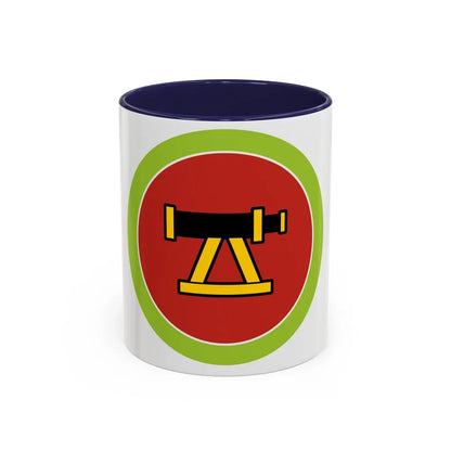 Surveying (Boy Scout Merit Badge) Accent Coffee Mug-11oz-Navy-Go Mug Yourself