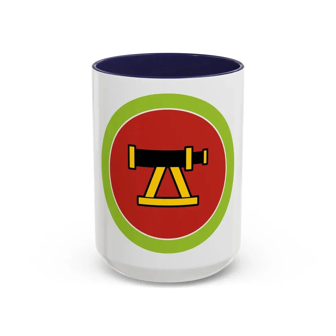 Surveying (Boy Scout Merit Badge) Accent Coffee Mug 15oz Navy - Go Mug Yourself