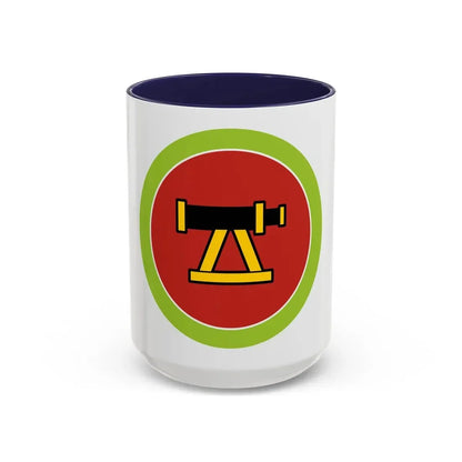 Surveying (Boy Scout Merit Badge) Accent Coffee Mug 15oz Navy - Go Mug Yourself