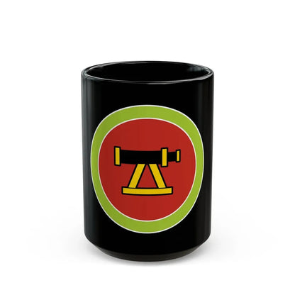 Surveying (Boy Scout Merit Badge) Black Coffee Mug 15oz - Go Mug Yourself