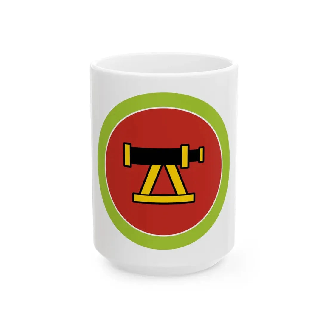 Surveying (Boy Scout Merit Badge) White Coffee Mug 15oz - Go Mug Yourself
