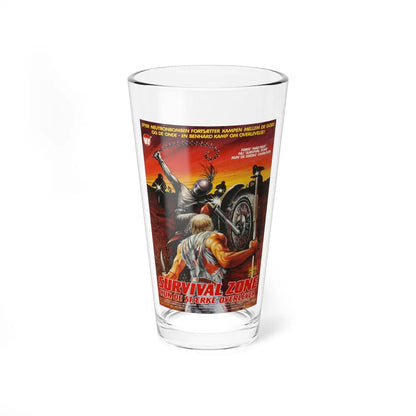 SURVIVAL ZONE (DANISH) 1983 Movie Poster - Pint Glass 16oz-16oz-Go Mug Yourself