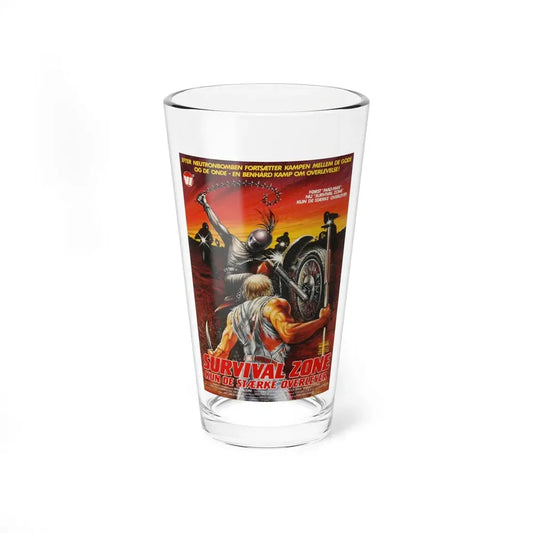 SURVIVAL ZONE (DANISH) 1983 Movie Poster - Pint Glass 16oz 16oz - Go Mug Yourself