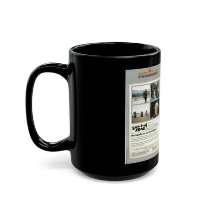 SURVIVAL ZONE (VHS COVER) - Black Coffee Mug-Go Mug Yourself