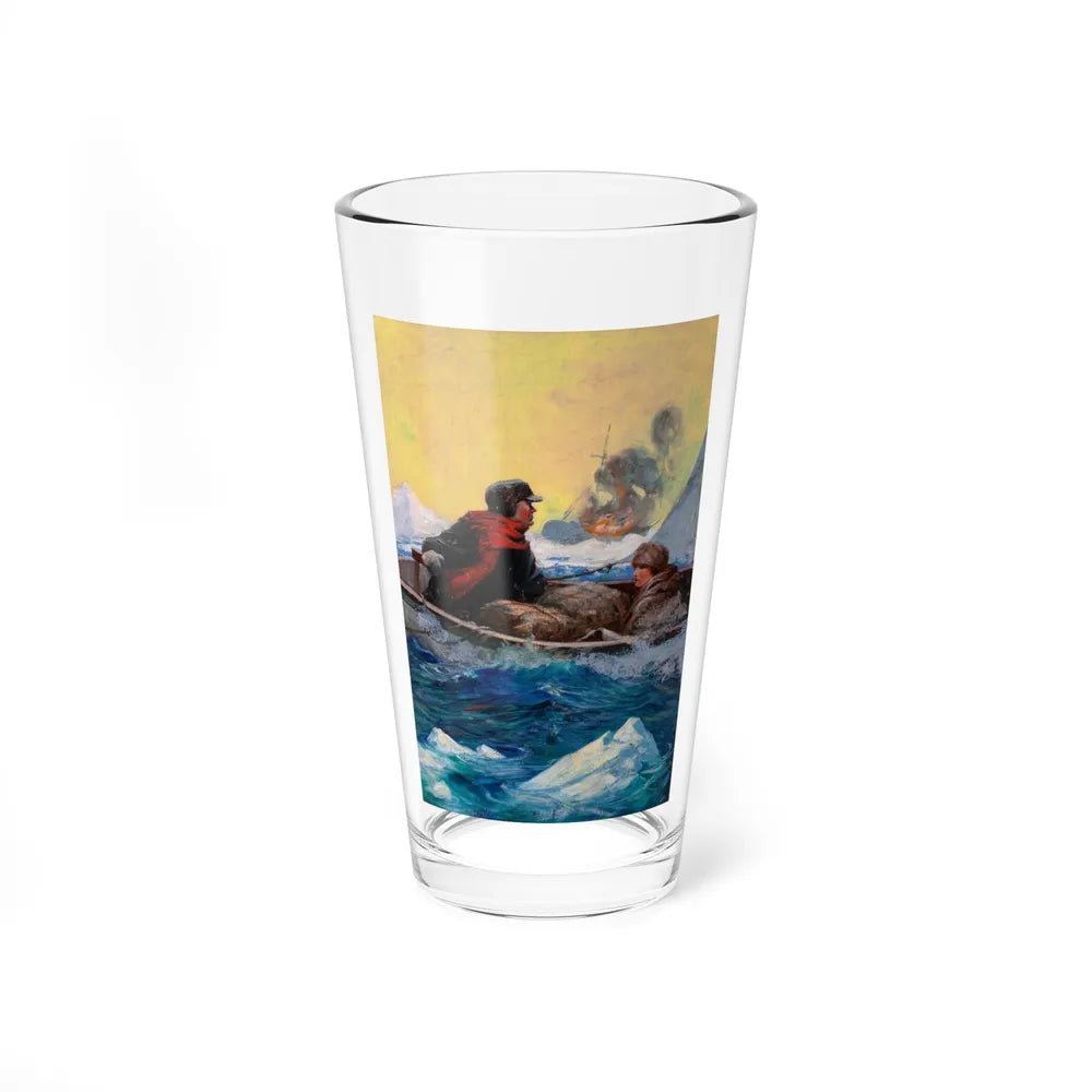 Surviving (Magazine Illustration) Pint Glass 16oz-16oz-Go Mug Yourself