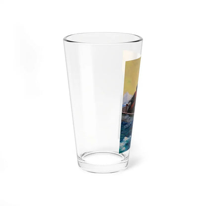 Surviving (Magazine Illustration) Pint Glass 16oz-Go Mug Yourself