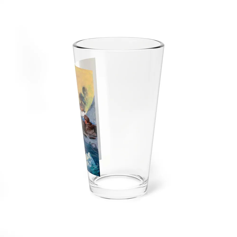 Surviving (Magazine Illustration) Pint Glass 16oz-Go Mug Yourself