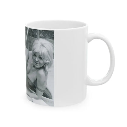 Susan Denberg #01 (Vintage Female Icon) White Coffee Mug-Go Mug Yourself