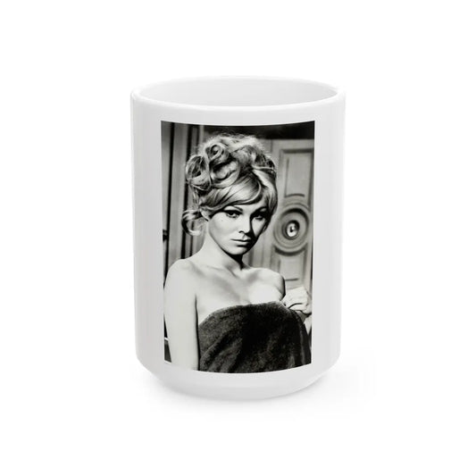 Susan Denberg #02 (Vintage Female Icon) White Coffee Mug-15oz-Go Mug Yourself