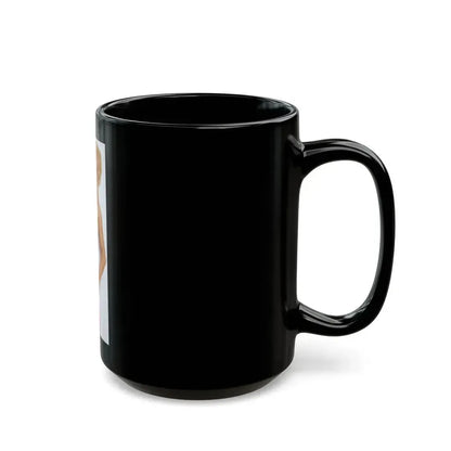 Susan Denberg #08 - Topless3 (Vintage Female Icon) Black Coffee Mug - Go Mug Yourself