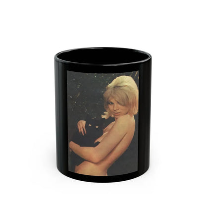 Susan Denberg #102 (Vintage Female Icon) Black Coffee Mug-11oz-Go Mug Yourself