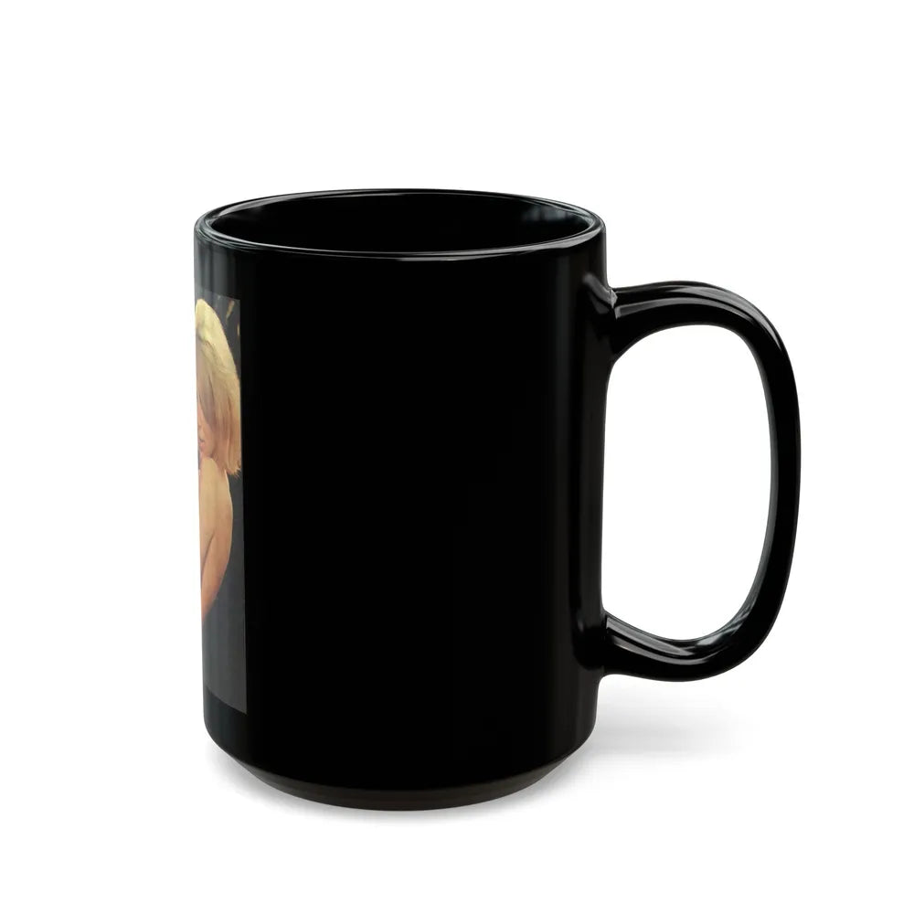 Susan Denberg #102 (Vintage Female Icon) Black Coffee Mug-Go Mug Yourself