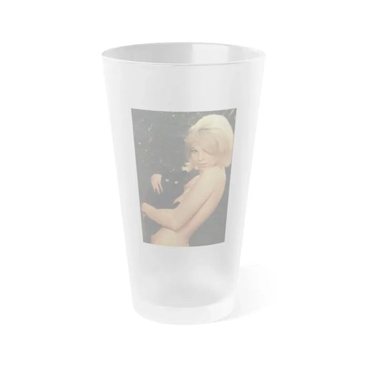 Susan Denberg #102 (Vintage Female Icon) Frosted Pint Glass 16oz 16oz Frosted - Go Mug Yourself