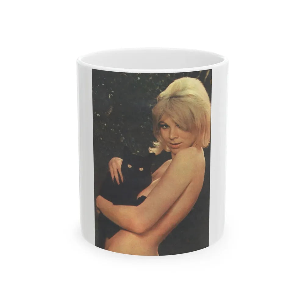 Susan Denberg #102 (Vintage Female Icon) White Coffee Mug-11oz-Go Mug Yourself