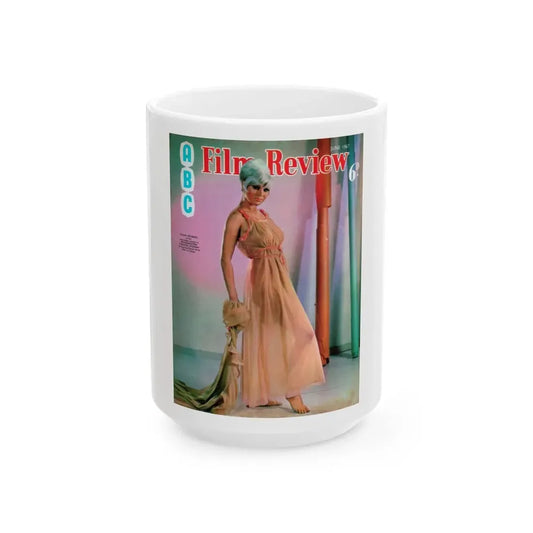Susan Denberg #103 - Mag. Cover (Vintage Female Icon) White Coffee Mug 15oz - Go Mug Yourself