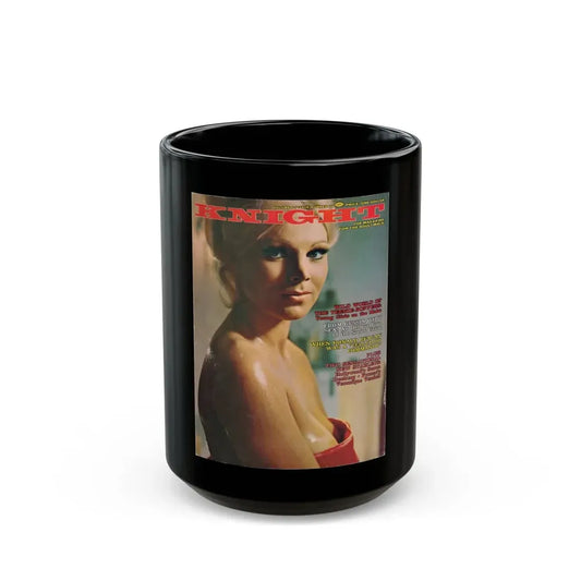 Susan Denberg #105 - Mag. Cover (Vintage Female Icon) Black Coffee Mug 15oz - Go Mug Yourself