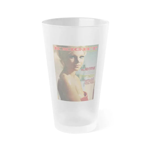 Susan Denberg #105 - Mag. Cover (Vintage Female Icon) Frosted Pint Glass 16oz 16oz Frosted - Go Mug Yourself