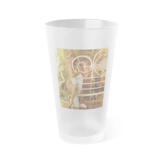 Susan Denberg #109 (Vintage Female Icon) Frosted Pint Glass 16oz 16oz Frosted - Go Mug Yourself