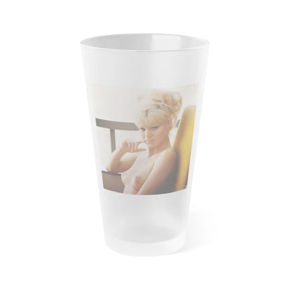 Susan Denberg #110 (Vintage Female Icon) Frosted Pint Glass 16oz-16oz-Frosted-Go Mug Yourself