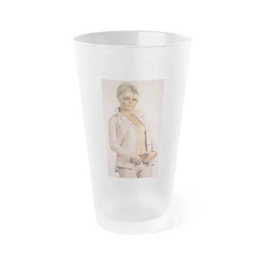 Susan Denberg #111 (Vintage Female Icon) Frosted Pint Glass 16oz-16oz-Frosted-Go Mug Yourself